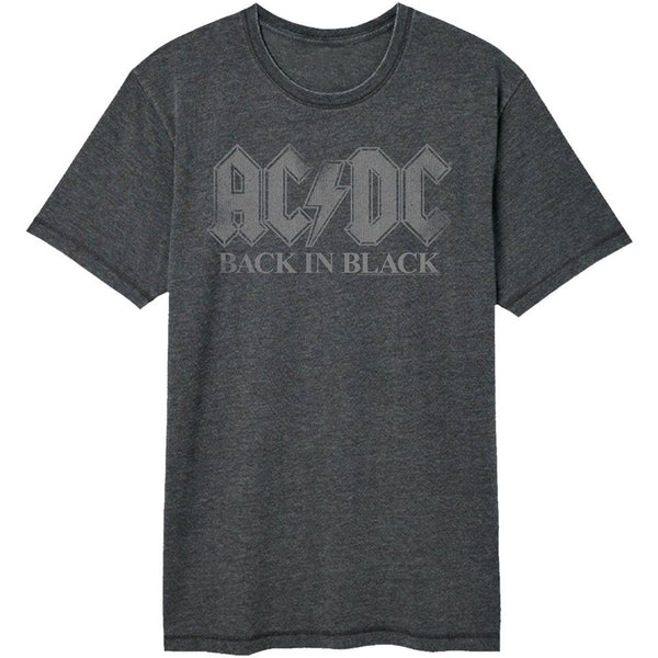 AC/DC - AC/DC Bib Logo Vintage Wash T-Shirt - HYPER iCONiC.