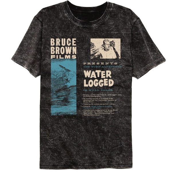 Bruce Brown Films - BBF Water Logged Vintage Wash T-Shirt - HYPER iCONiC.