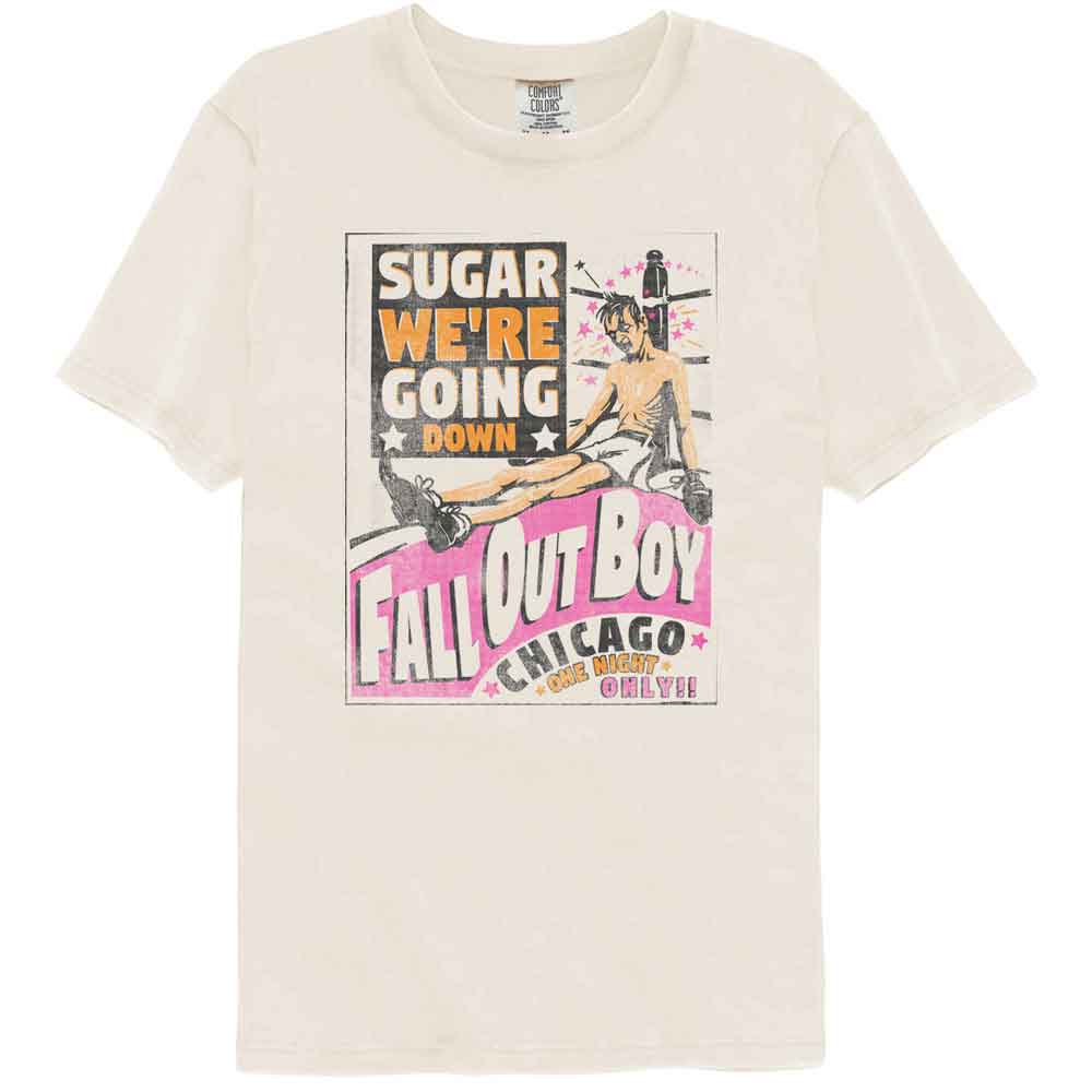 Fall Out Boy Sugar Were Going Down Lyrics Comfort Colors T-Shirt – HYPER  iCONiC., image size:1000x1000