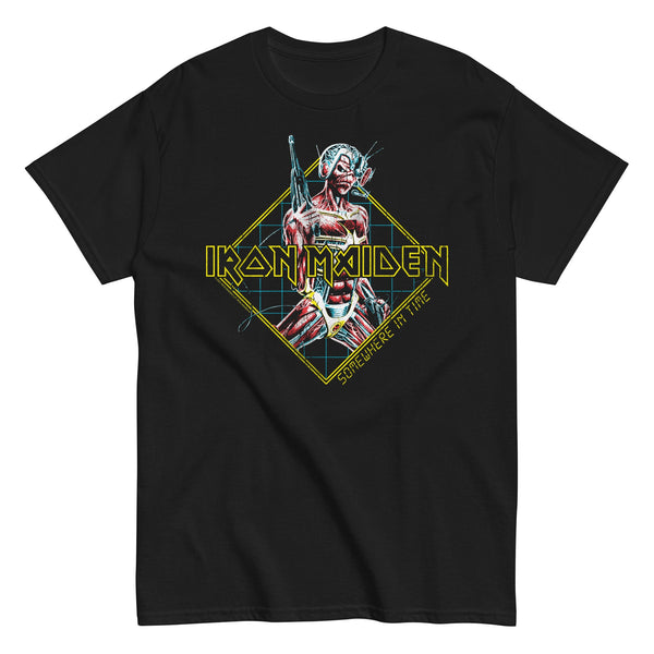 Iron Maiden - Rhombus T-Shirt - HYPER iCONiC.