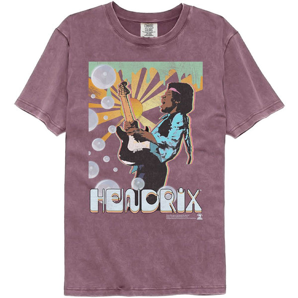 Jimi Hendrix - Bubbles Comfort Color T-Shirt - HYPER iCONiC.