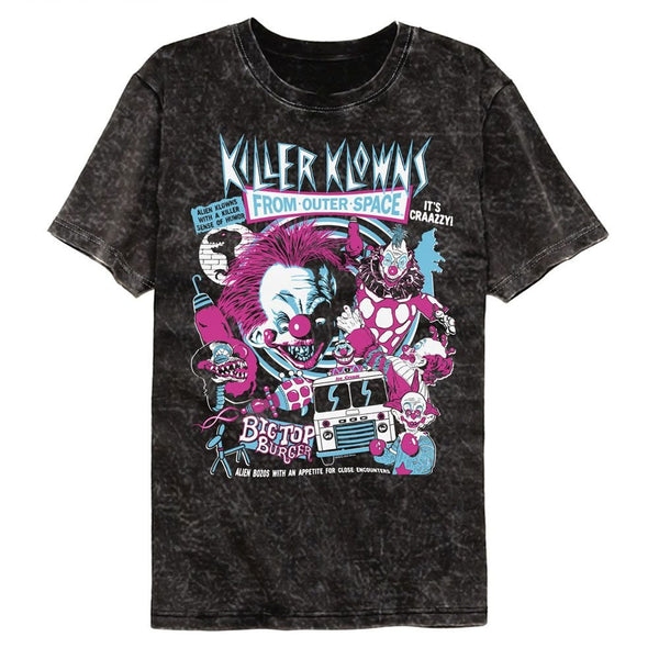 Killer Klowns From Outer Space - Killer Klowns Crazy Bunch Vintage Wash T-Shirt - HYPER iCONiC.