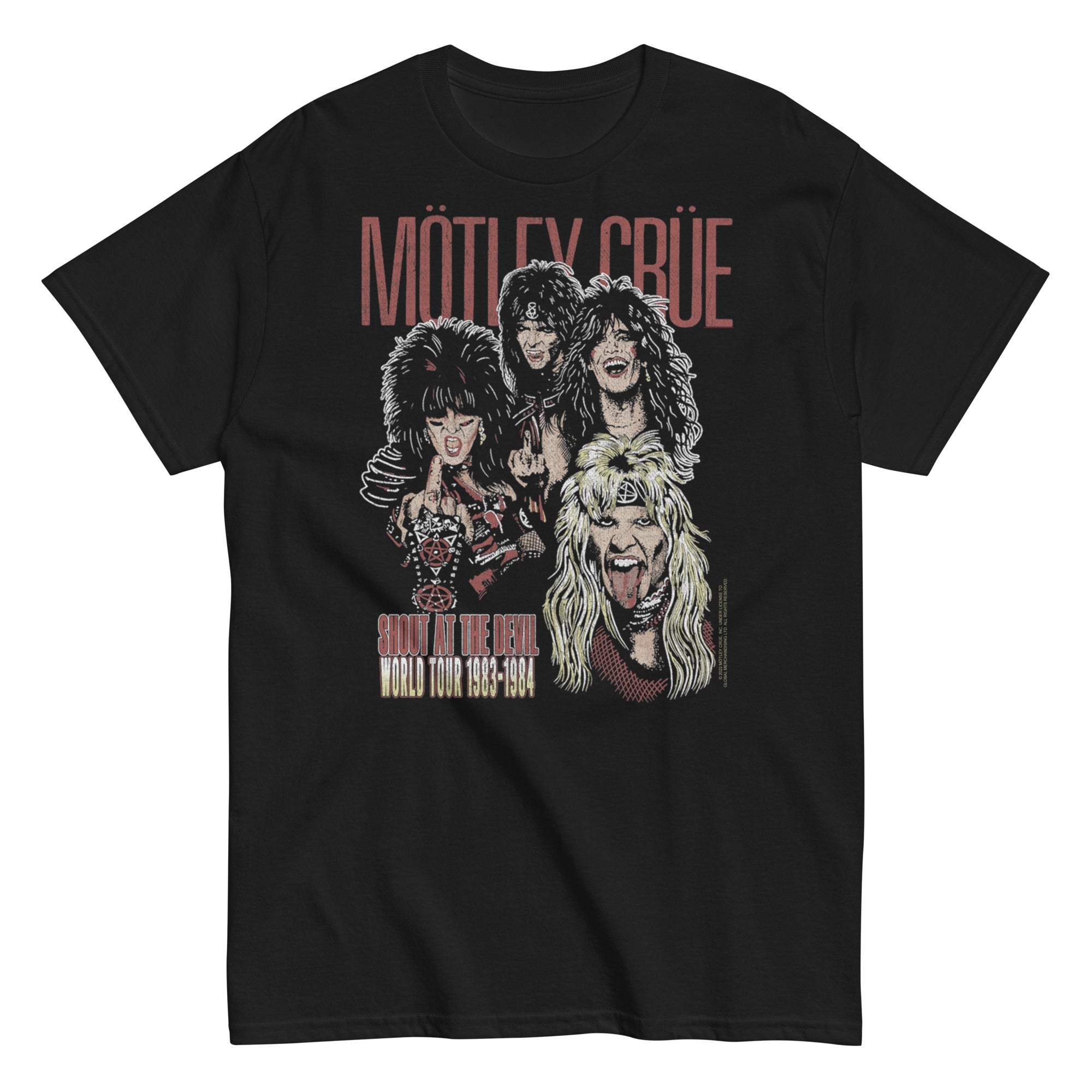 Motley Crue - Shout at the Devil T-Shirt – HYPER iCONiC.