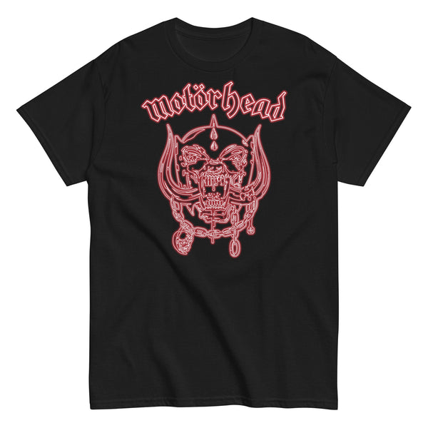 Motorhead - Neon Red Warpig T-Shirt - HYPER iCONiC.