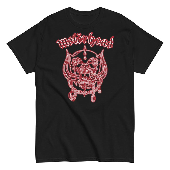 Motorhead - Neon Red Warpig T-Shirt - HYPER iCONiC.