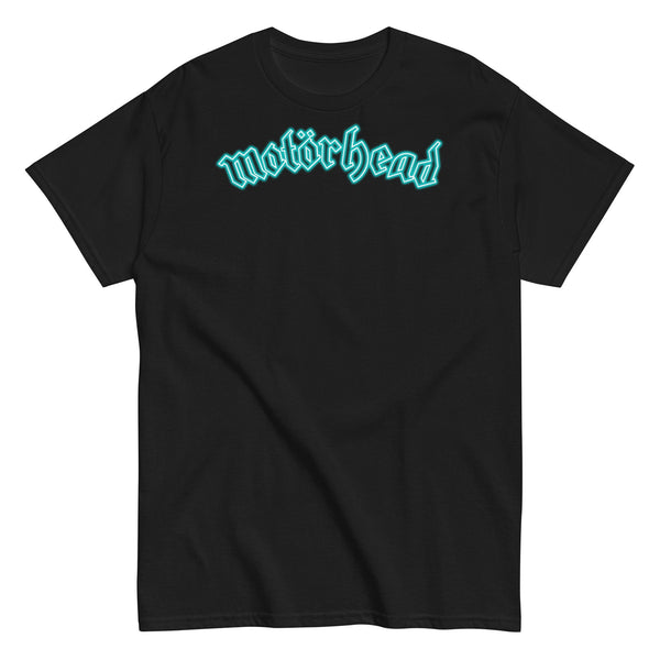 Motorhead - Neon Teal Moon T-Shirt - HYPER iCONiC.