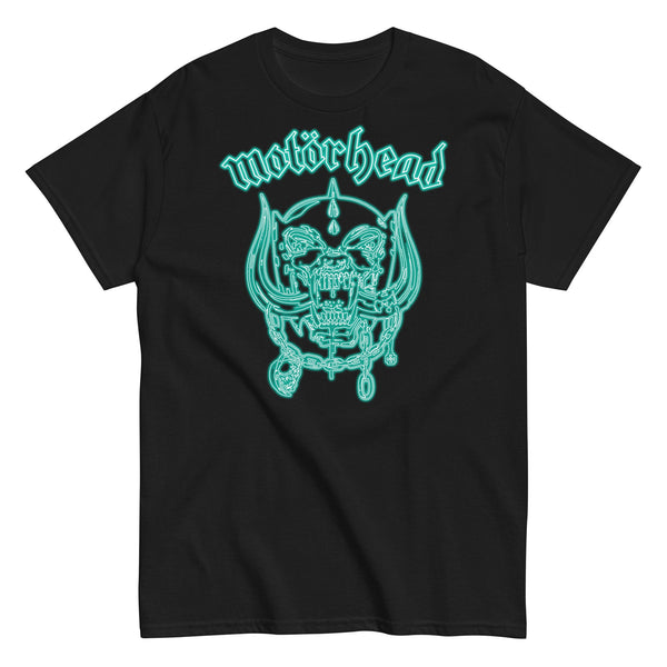 Motorhead - Neon Teal Warpig T-Shirt - HYPER iCONiC.