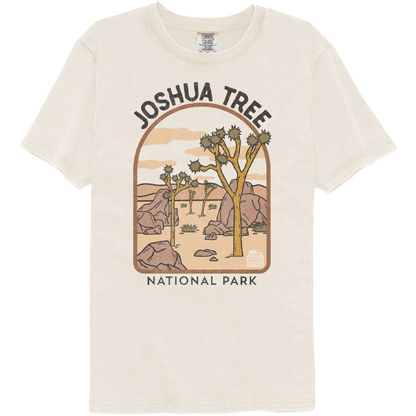 National Parks - Joshua Tree Arch Illustration Comfort Color T-Shirt - HYPER iCONiC.