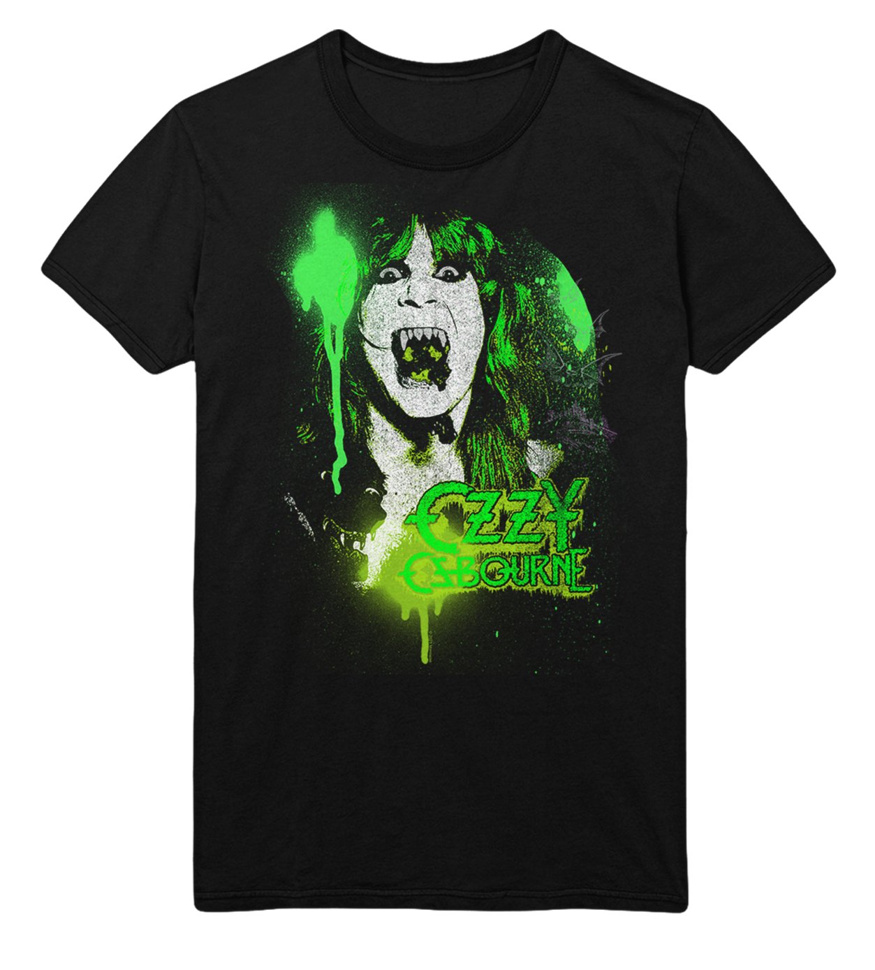 Ozzy Osbourne - Green Screaming T-Shirt – HYPER iCONiC.