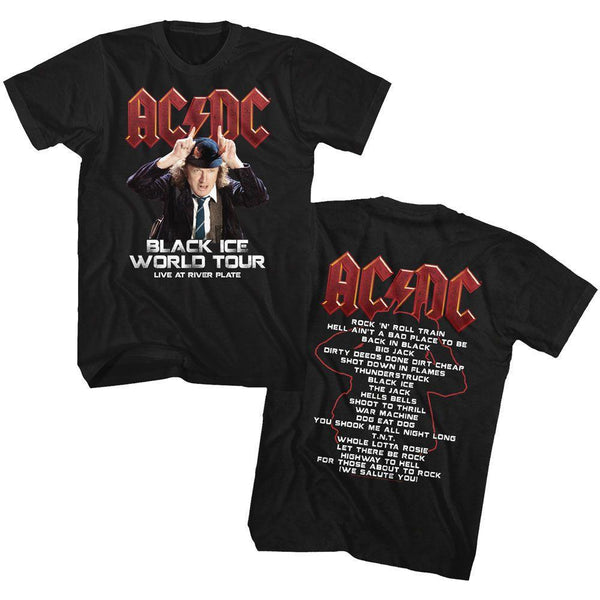 AC/DC - Black Ice Tour Boyfriend Tee - HYPER iCONiC