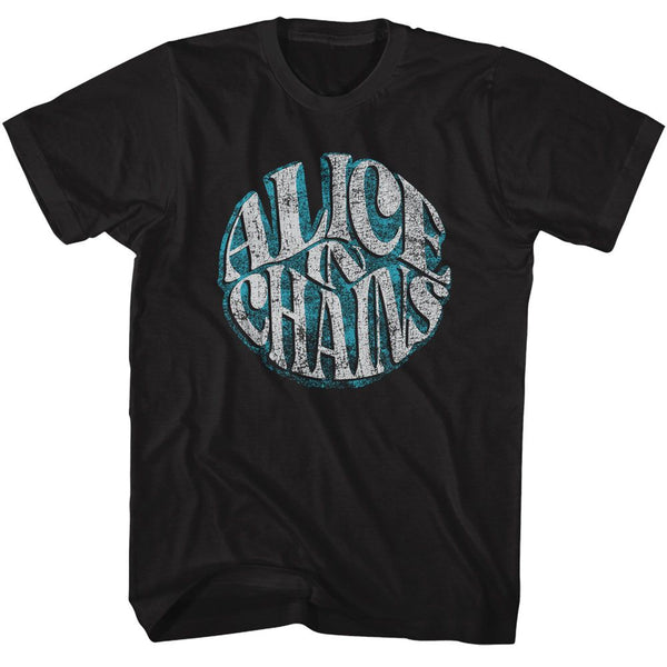 Alice In Chains - Circle Text Boyfriend Tee - HYPER iCONiC.