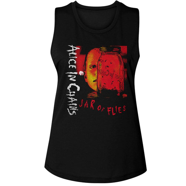 Alice In Chains - Jar Of Flies Womens Muscle Tank Top - HYPER iCONiC.