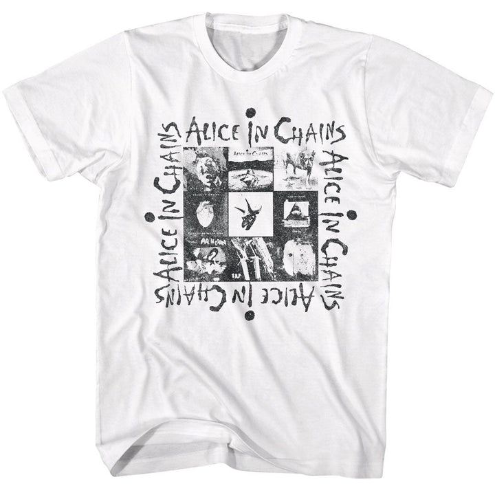 Alice In Chains - Multi Album Art T-Shirt - HYPER iCONiC.