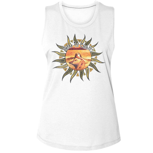 Alice In Chains - Sun Womens Muscle Tank Top - HYPER iCONiC.
