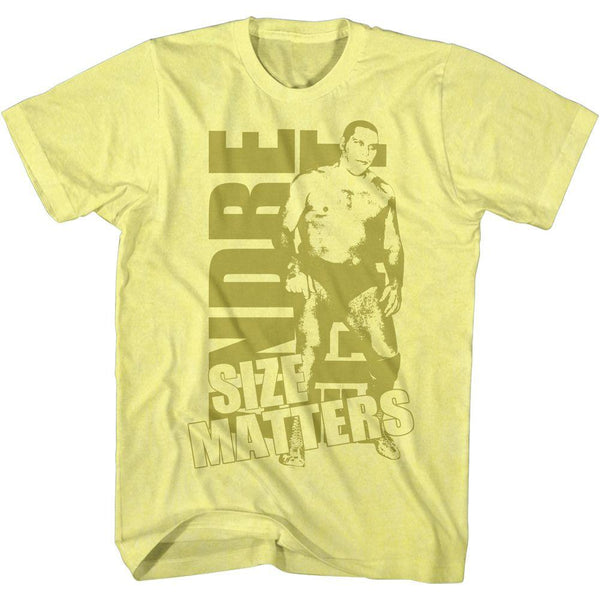 Andre The Giant - Size Gold Boyfriend Tee - HYPER iCONiC