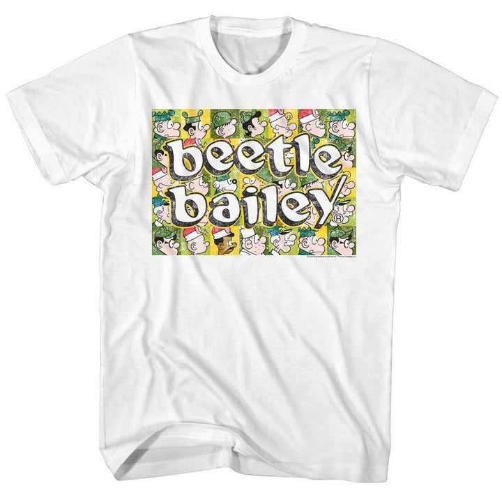 Beetle Bailey Beetle Squares T-Shirt - HYPER iCONiC