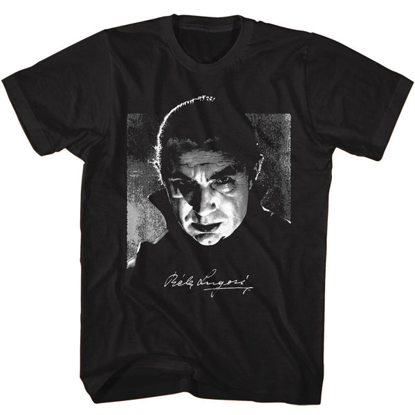 Bela Lugosi - BW Photo And Signature T-Shirt - HYPER iCONiC.