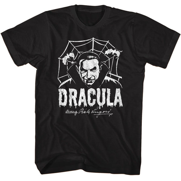 Bela Lugosi - Creepy Web Monochrome T-Shirt - HYPER iCONiC.