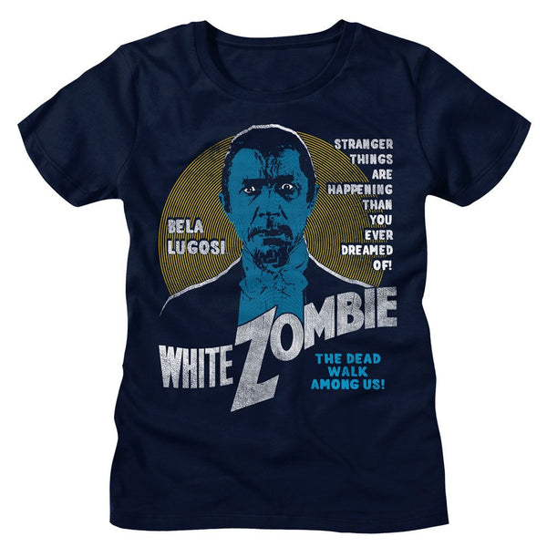 Bela Lugosi - White Zombie Womens T-Shirt - HYPER iCONiC.
