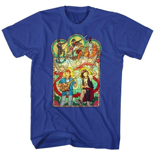 Bill And Ted Stained Glass T-Shirt - HYPER iCONiC