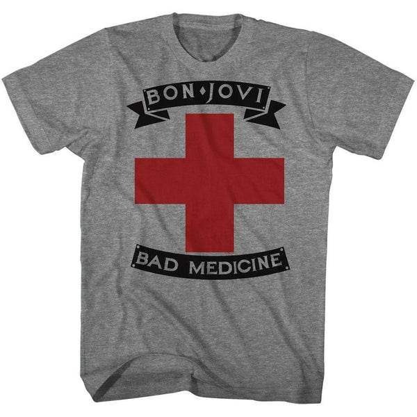 Bon Jovi - Bad Medicine Boyfriend Tee - HYPER iCONiC