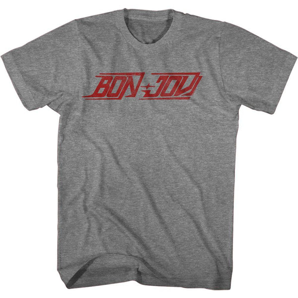 Bon Jovi - Bon Jovi Logo Boyfriend Tee - HYPER iCONiC
