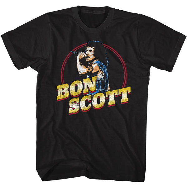 Bon Scott - Gold Name T-Shirt - HYPER iCONiC.
