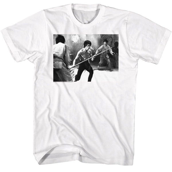 Bruce Lee - Staff Fight T-Shirt - HYPER iCONiC.