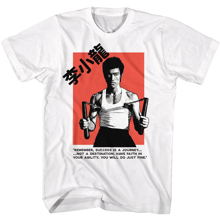 Bruce Lee - Success Is A Journey Boyfriend Tee - HYPER iCONiC.