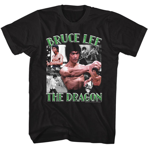 Bruce Lee - The Dragon Collage Boyfriend Tee - HYPER iCONiC.
