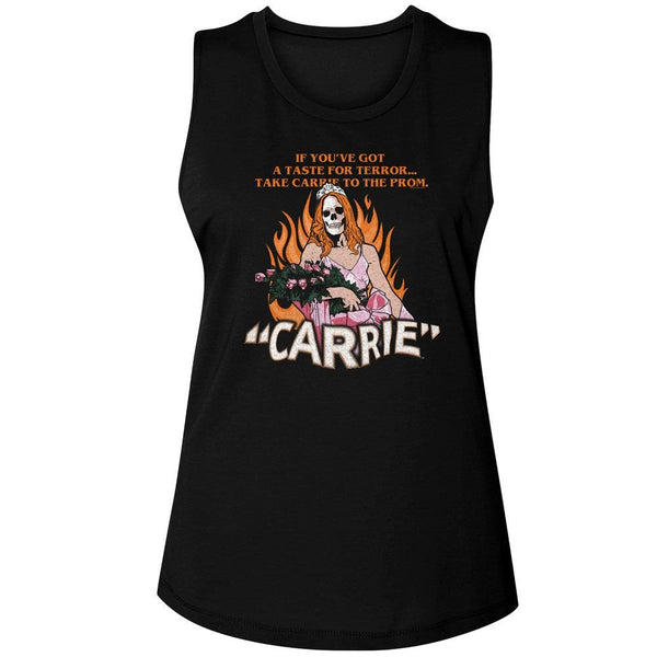 Carrie - Deadly Prom Womens Muscle Tank Top - HYPER iCONiC.