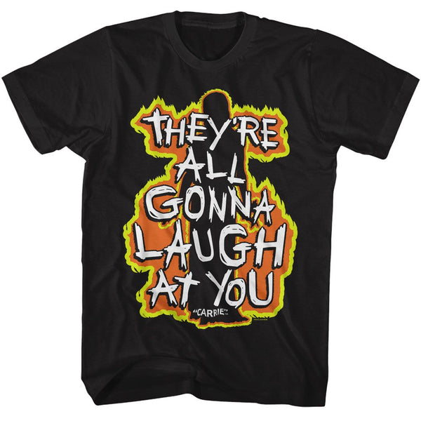Carrie - Fiery Laugh At You Boyfriend Tee - HYPER iCONiC.