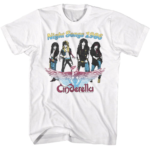 Cinderella - Night Songs 1986 T-Shirt - HYPER iCONiC.
