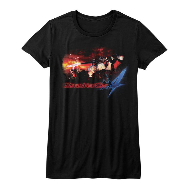 Devil May Cry Face Your Demons Womens T-Shirt - HYPER iCONiC