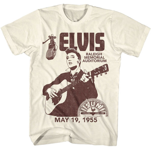 Elvis Presley - Elvis Sun Records Raleigh Auditorium Boyfriend Tee - HYPER iCONiC.