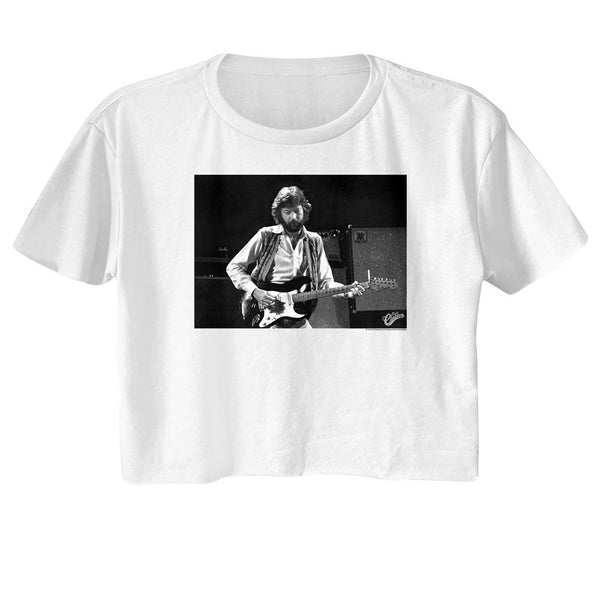 Eric Clapton - BW Guitar Womens Crop Tee - HYPER iCONiC.