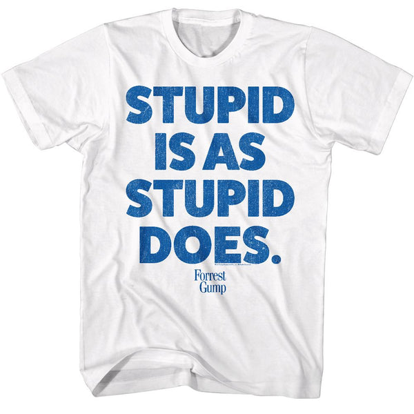 Forrest Gump - Stupid Is T-Shirt - HYPER iCONiC.