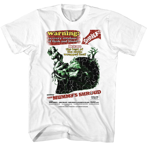 Hammer Horror - Hammer Horror The Mummys Shroud T-Shirt - HYPER iCONiC.