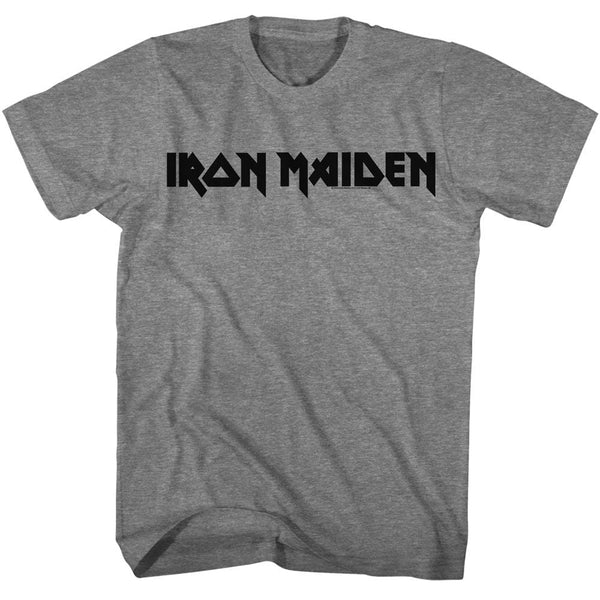 Iron Maiden - 1 Color Logo Boyfriend Tee - HYPER iCONiC.