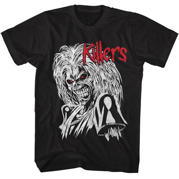Iron Maiden - Red And White Killers Boyfriend Tee - HYPER iCONiC.