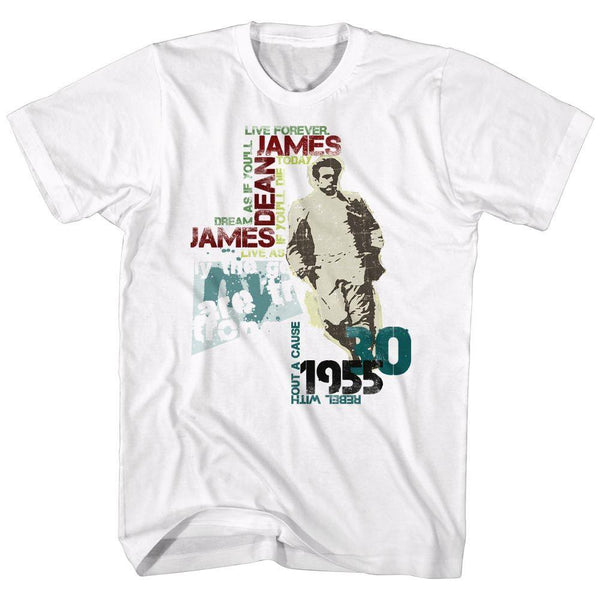 James Dean Dean Typography T-Shirt - HYPER iCONiC