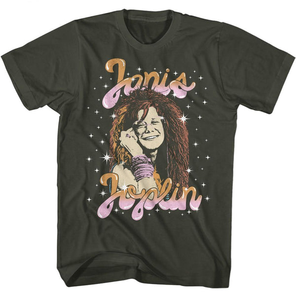 Janis Joplin - Sparkle Boyfriend Tee - HYPER iCONiC.