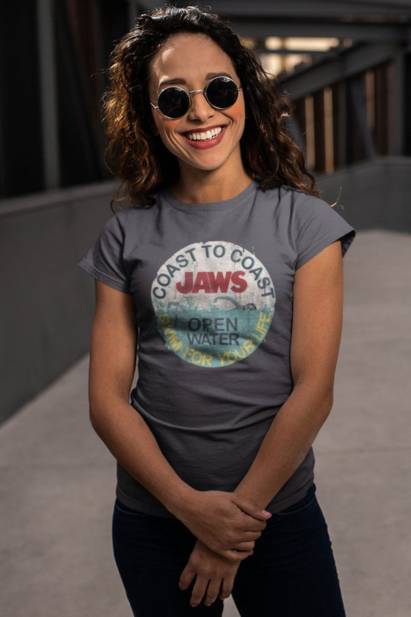 Jaws Swim For Your Life T-Shirt - HYPER iCONiC