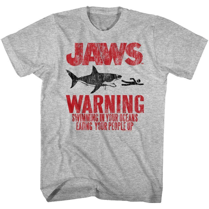 Jaws Warning Boyfriend Tee - HYPER iCONiC