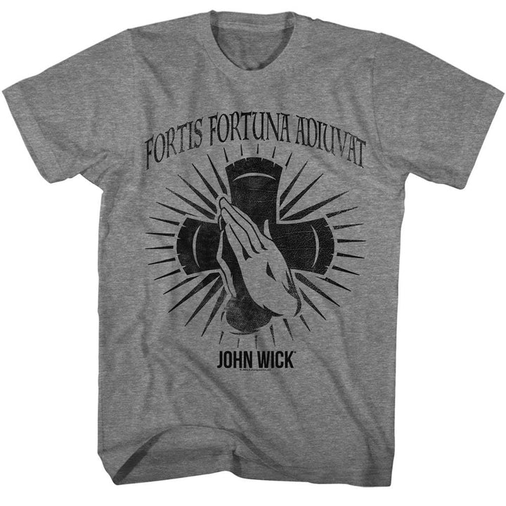 John Wick - Fortis Fortuna Adiuvat Big and Tall T-Shirt - HYPER iCONiC.