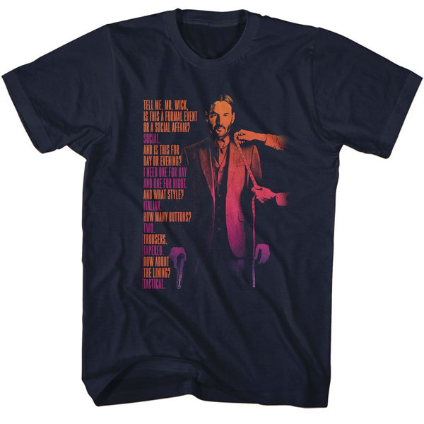 John Wick - Tell Me Mr Wick T-Shirt - HYPER iCONiC.