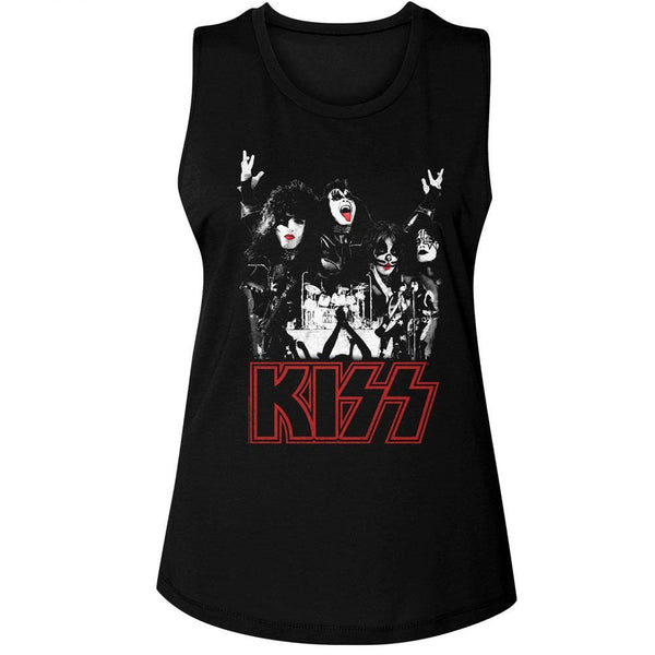 KISS - Concert Womens Muscle Tank Top - HYPER iCONiC.