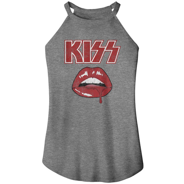 KISS - Drip Rocker Womens Rocker Tank Top - HYPER iCONiC.