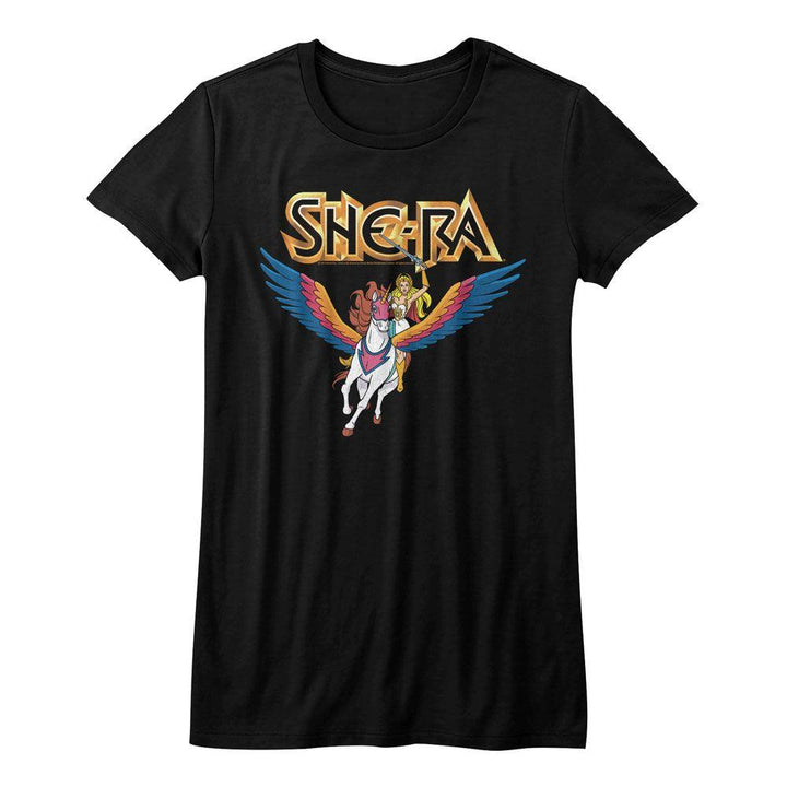 Masters Of The Universe She-Ra & Swiftwind Womens T-Shirt - HYPER iCONiC