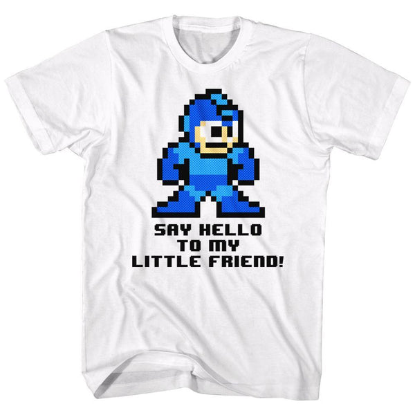 Mega Man Say Hello To My Little Friend T-Shirt - HYPER iCONiC